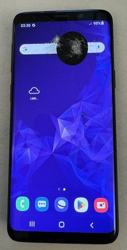 Original Display Samsung Galaxy S9 LCD Volle Funktion Sprung Schwarz OLED Black - Zdjęcie 3 z 4