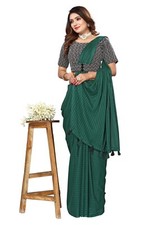 READYMADE SAREE INDIAN PARTY WEAR PAKISTANI WEDDING SAREE WITH READYMADE BLOUS