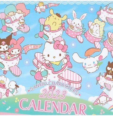 Sanrio Characters 2023 Desktop Ring Calendar with sticker Japan Japanese  Kawaii | eBay