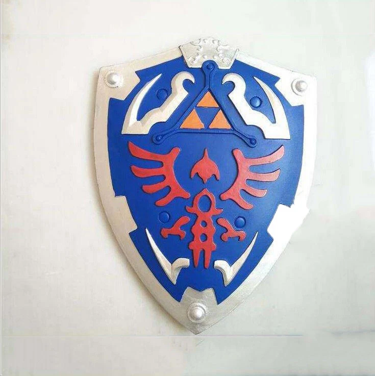 Legend of Zelda Hylian Master Link Shield Halloween Juegos con disfraces Disfraz Arma Accesorios Foto 3 de 4