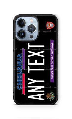 Chihuahua 23 Mexico Black Custom License mobile phone case fits IPHONE SAMSUNG