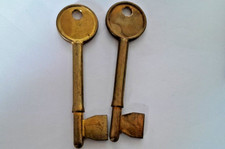 3 x Mortice Lock Key Blank - 7 Gauge New Old Stock (4529)