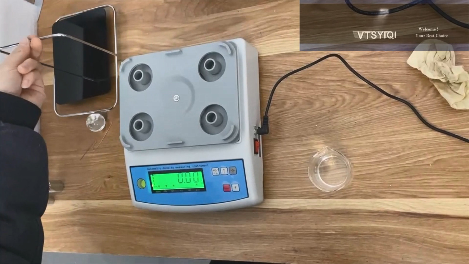 Digital Liquid Lab Density Meter Paint Densitometer Gravity Balance Gravimeter thumbnail 2