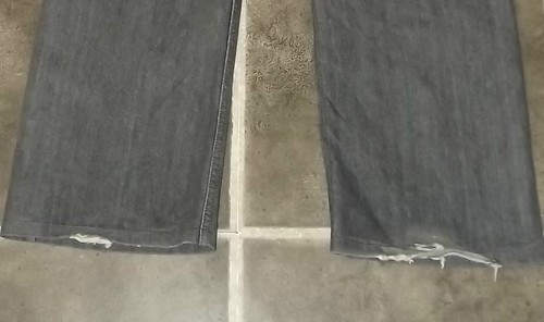 VINTAGE STYLE URBAN REPUBLIC INDIGOBLAU JEANS W32 L28 VERKÜRZTES BEIN 100% BAUMWOLLE - Bild 4 von 5