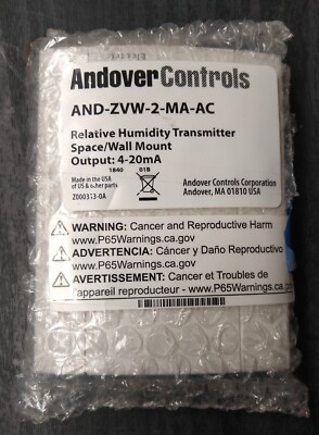 AndoverControls AND-ZVW-2-MA-AC Relative Humidity Transmitter Space/Wall Mount