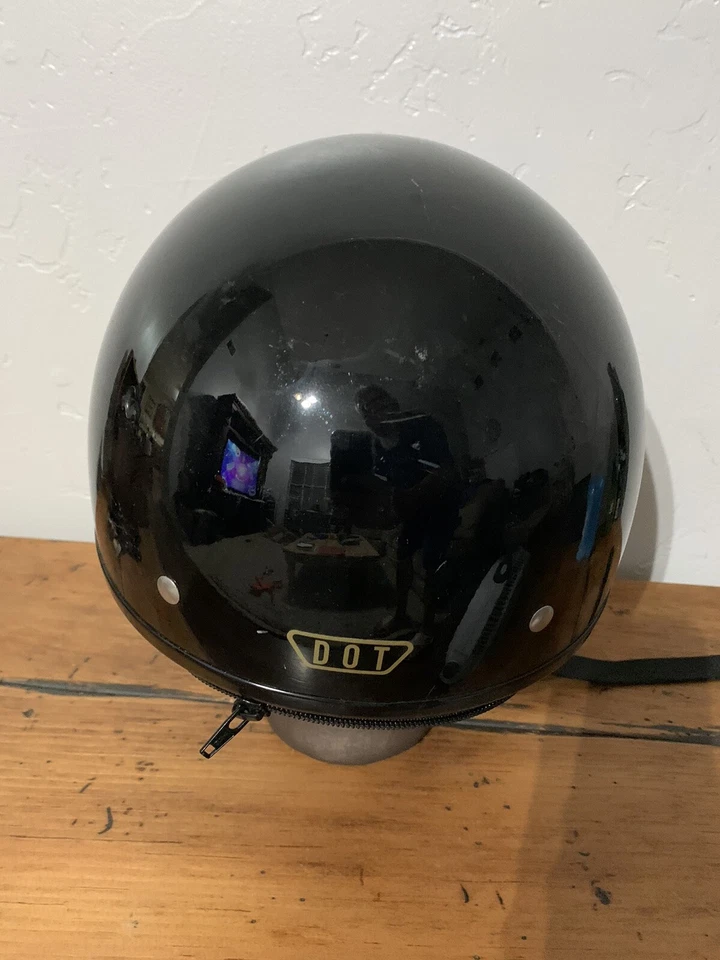 SHOEI BLACK MOTORCYCLE Half Helmet ST-CRUZ SIZE SMALL - Image 4 of 4