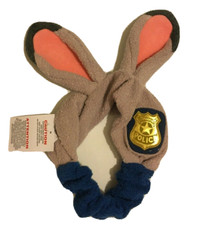 Zootopia Judy Hopps One Size Fleece Headband with Ears Police Disney Parks NEW