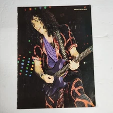 Bruce Kulick George Lynch double-sided pinup poster clipping vintage 80s 8x10