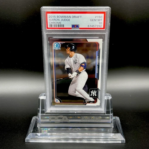 2015 Bowman Draft Chrome Aaron Judge PSA 10 American League Home Run King!