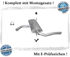 Endschalldämpfer für Seat Altea XL / Toledo III 1.6 1.9 TDI Auspuff Montagesatz