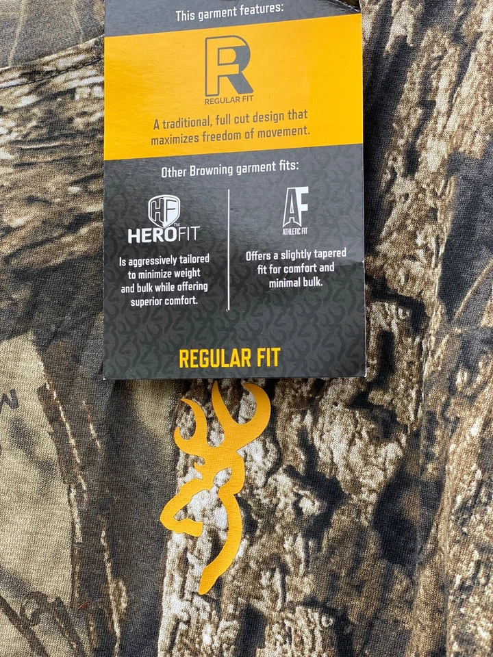 Browning Wasatch-Cb T-Shirt S-Sleeve Mo-Breakup Country Camo XL NWT Scent Protec - Image 2 of 4