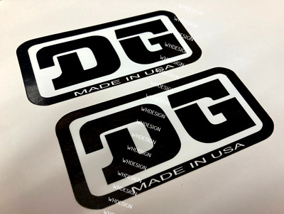 DG Style exhaust sticker Classic car. Bike. Tool box. x2. | eBay