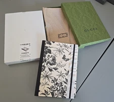 New GUCCI Note Memo Butterfly Stationery Herbarium Large notebook, New in Box