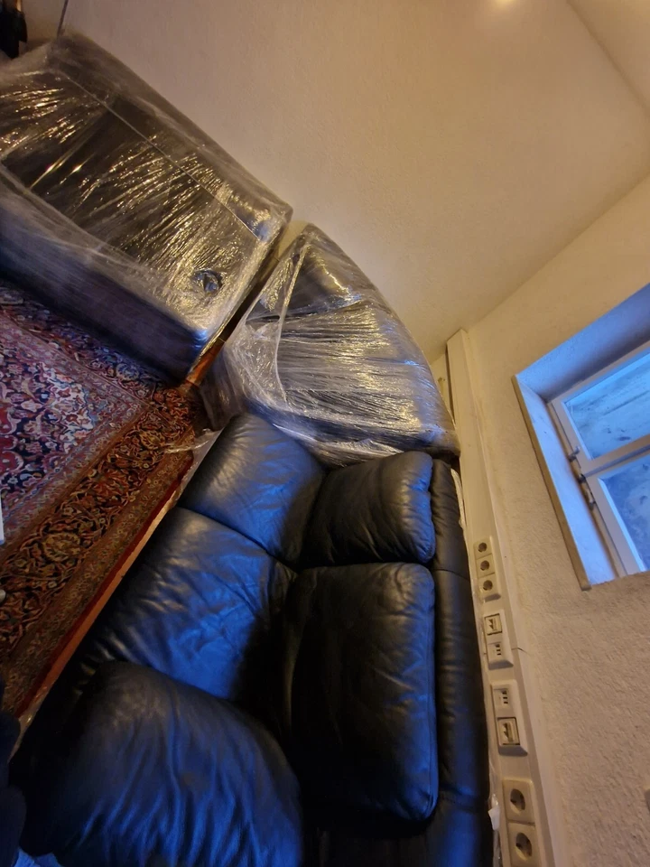 Natuzzi Ledersofa, Foto 1 von 3