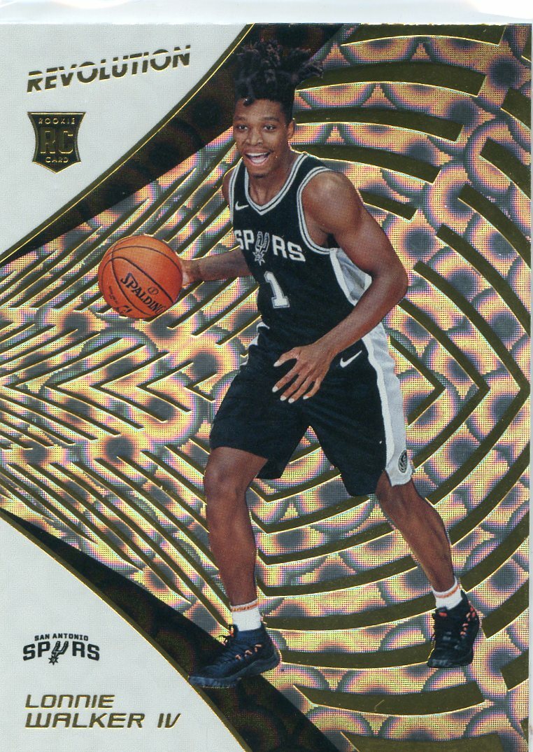 2018-19 Panini Revolution LONNIE WALKER IV RC Rookie GROOVE Card No 125