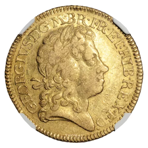 Coin - Great-Britain George I - Gold Guinea 1719 - NGC VF 35 - Treasure Ellerby