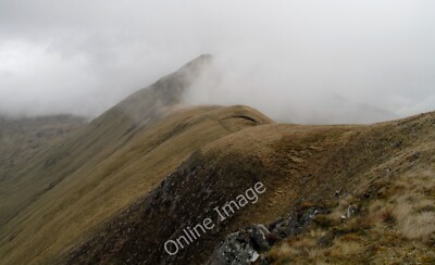Foto 6x4 Grasgipfel Grat von Am Bathach Am B\u00e0thach The grassy su c2010