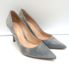Gianvito Rossi Gianvito 85 Pumps Gray Suede Size 39.5 Pointed Toe Heels