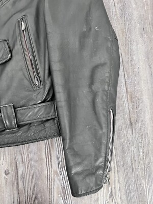 80s USA製 BRANDED GARMENTS Leather Jacket Branded Garments Leather Motorcycle Jacket with Detachable Sherpa