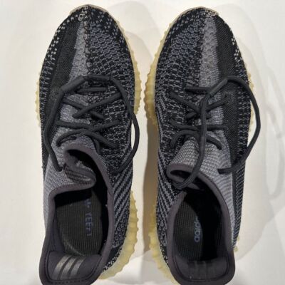 ADIDAS Carbon Yeezy Boost 350 V2 Grey Black Size