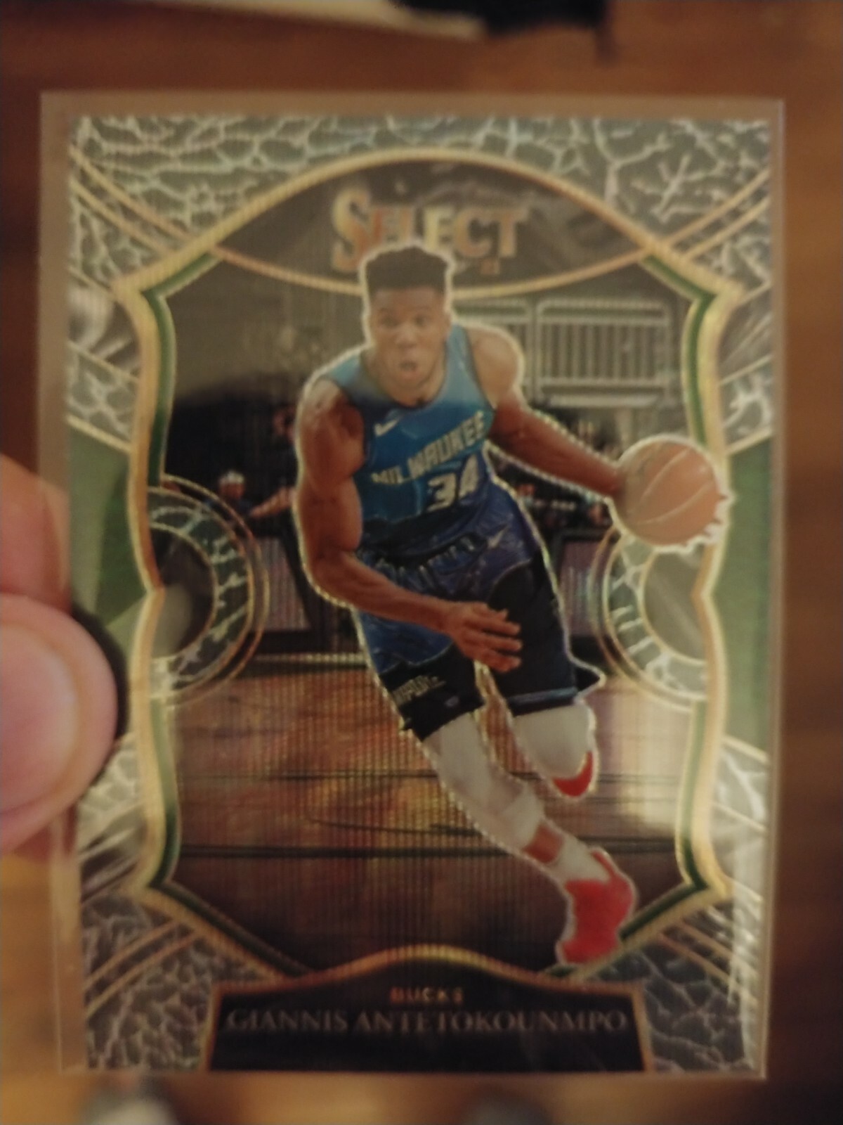 GIANNIS Antetokounmpo 2020-2021 Panini Select SSP ELEPHANT Concourse PRIZM Fresh