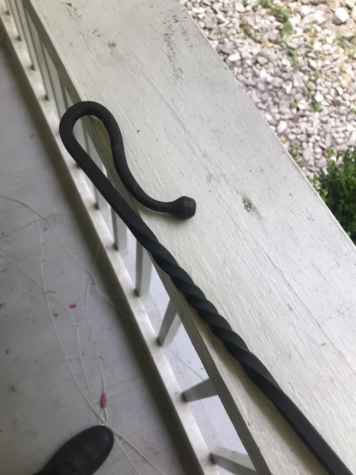 Póker de fuego forjado a mano 38 pulgadas Foto 4 de 4