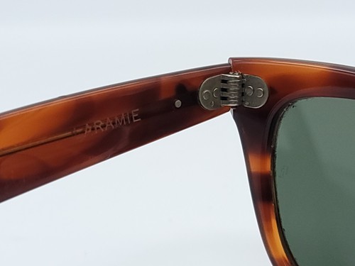 B&L RAY BAN LARAMIE WAYFARER G15 UV TORTOISE SUNGLASSES - Picture 8 of 9