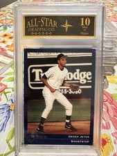 1992-93 Classic C3 Derek Jeter #4 All Star Grading 10 Mint Or Higher