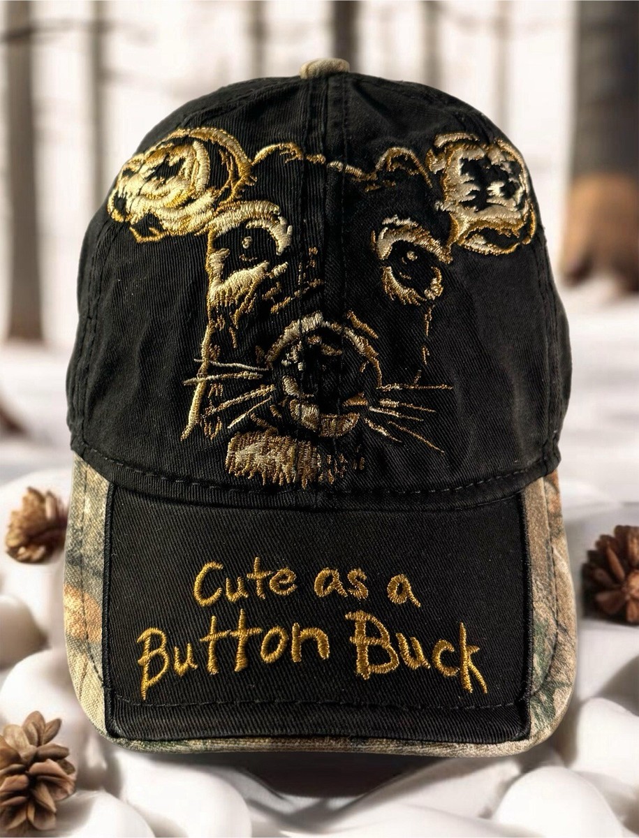 Buckwear Realtree ToddlerBoys Buck Hunter Cap Hat Black Brown Camo