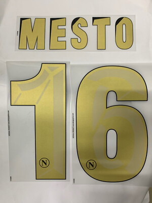 SSC NAPOLI NAMESET KIT NOME+NUMERO P.ARMERO 27 UFFICIALE Serie A 13/14