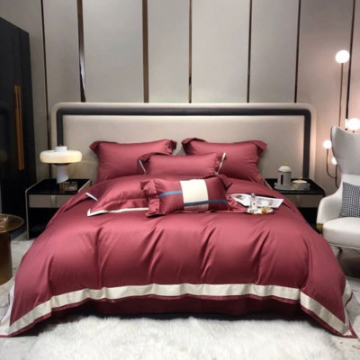 Luxury Bedding Set 1000TC Egyptian Cotton Bedlinen Cover Flat Sheet Bed Set