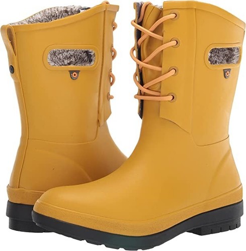 BOGS Women's Amanda Plush II Lace Snow 