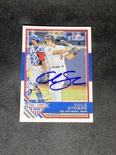 Cole Stobbe 2017 Panini USA Stars & Stripes #89 Auto Autographed Signed Card