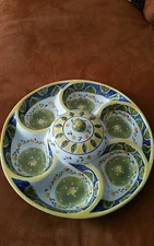 Tabletop Unlimited Skandia Large section Chip and Dip Tray with top 