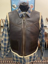 mens clothing Aero Shearling Leather Vest