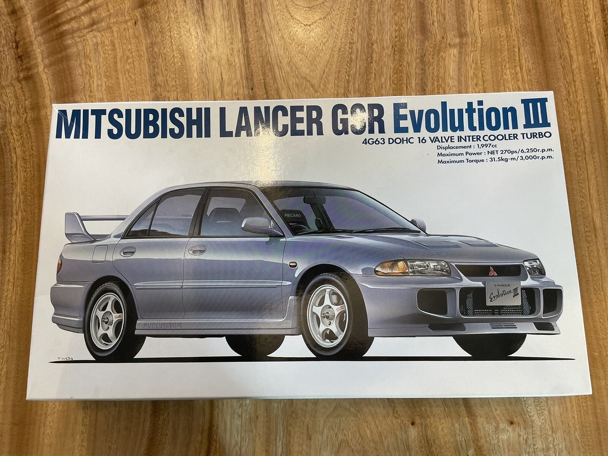 1/24 CAR MITSUBISHI LANCER GSR Evolution II CD-17 HASEGAWA made in