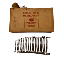 1949 Desoto Front Right Passenger Side Bumper Grille 1255453 Nos. 1949 Desoto Front Right Passenger Side Bumper Grille 1255453 Nos.