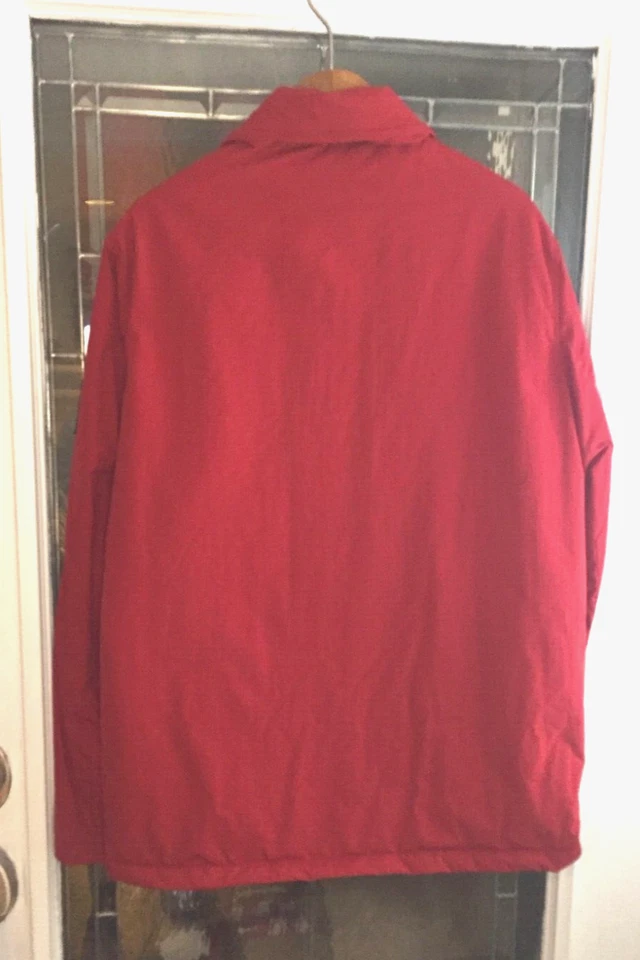 Chaqueta de esquí Nordica Classic para hombre XL roja capucha almacenable con bolsillo para teléfono celular en T Foto 4 de 4