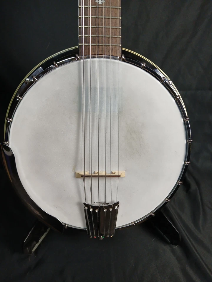 Gold Tone GT-1200 12 String Banjo Banjitar Flamed Maple Resonator w/Pickup & Bag - Image 2 of 4