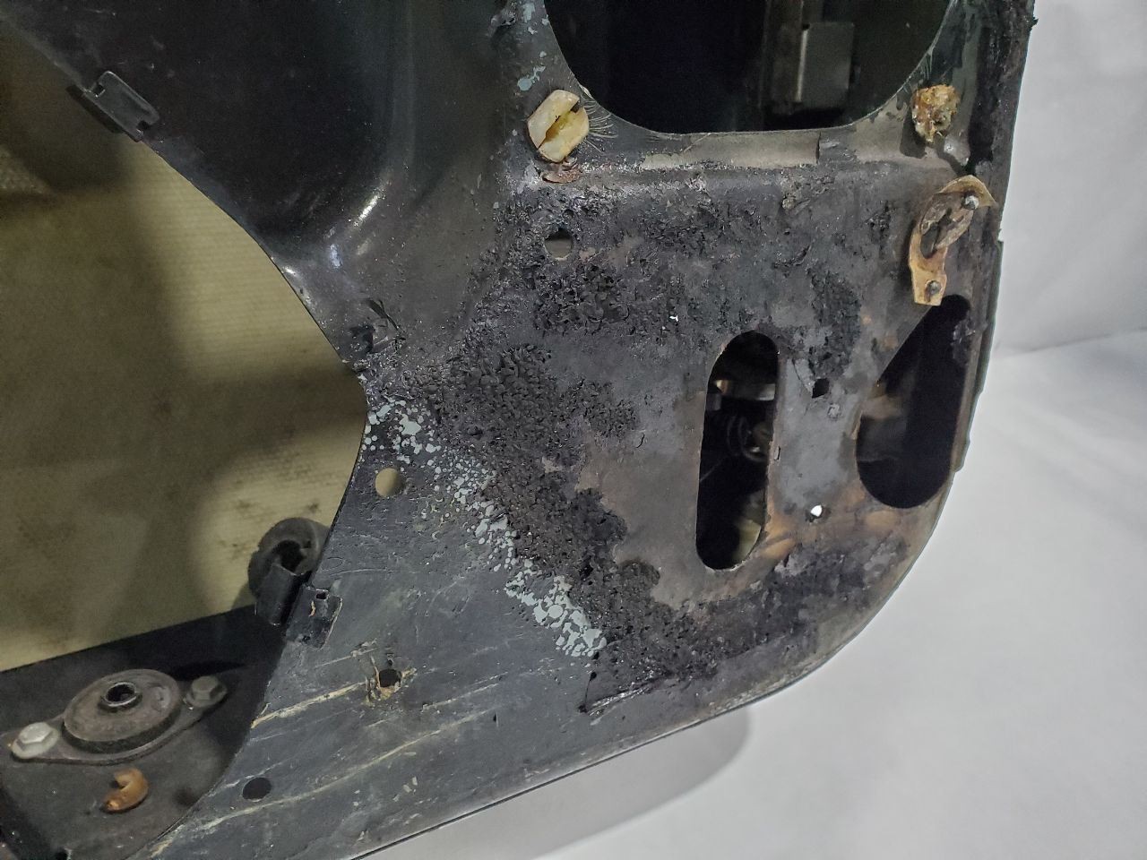 Bentley Turbo R 1991 Rear Left Door framework Black