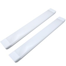 Coppia Plafoniera LED Soffitto 120 cm Luce Fredda 72W Barra Lineare