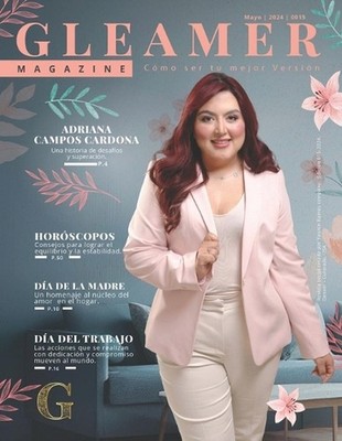 GLEAMER Magazine (Mayo 2024): Adriana Campos Cardona by Yasmin Ramos Paperback B
