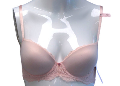 Victoria's Secret Dream Angels gefütterter Halb-BH, hellrosa, 32C