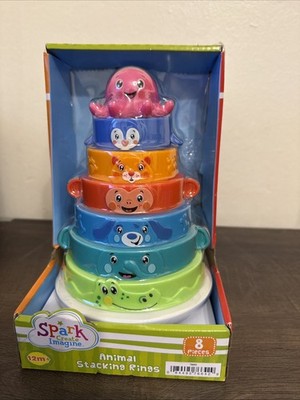 SPARK CREATE IMAGINE ANIMAL STACKING RINGS. NEW