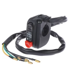 Universal Motorcycle Engine Start/Kill Switch On/Off Push Button Handlebar Moped