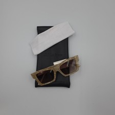 Le Specs Hero Alt Fit Female Cateye Sunglasses in Gold Seashell
