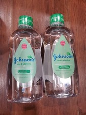 2X Johnson  Johnson's Baby Oil - Aloe Vera  Vitamin E 20.0 Oz