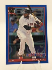 2026 Topps David Ortiz Red Sox 75 Years Anniversary Blue Border 34/150 # MATCH!