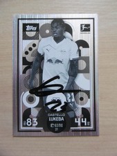Castello Lukeba Autogramm signed Tradingcard TC Topps "RB Leipzig" 25/26