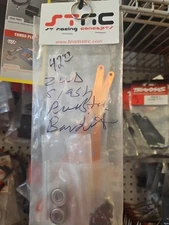 STRC STRST3678 Aluminim Adjustable Wheelie Bar Kit Orange Drag Slash Traxxas